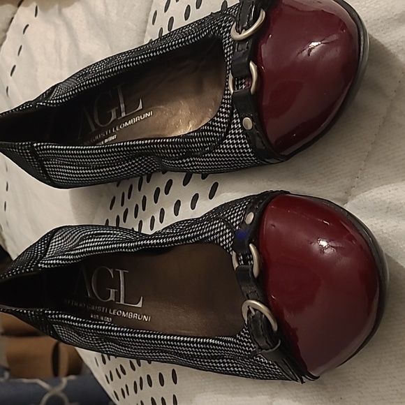 Agl Shoes - 🌹Excellent Burgundy Agl Flats🌹
